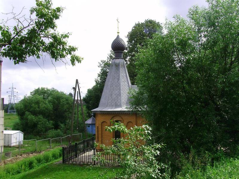 Иваново. Часовня Боголюбской иконы Божией Матери. общий вид в ландшафте