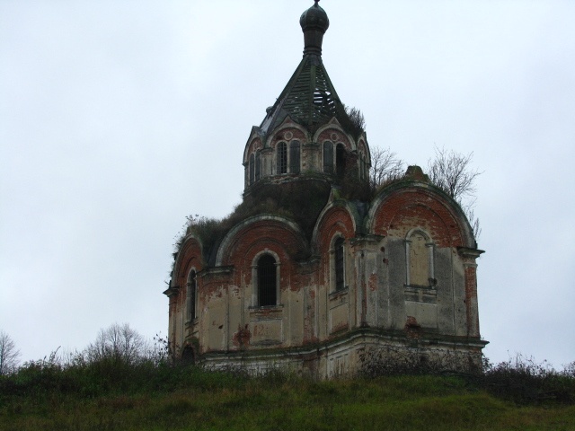 Гурьево-Воскресенское. Церковь Николая Чудотворца. фасады, Вид с востока