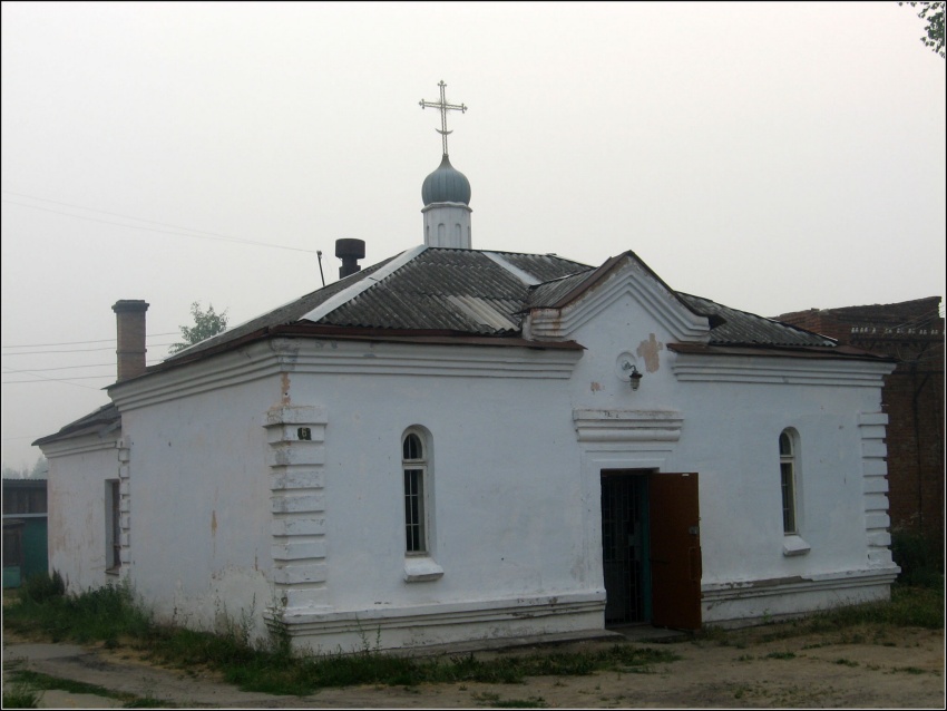 Храм-часовня Серафима Саровского, Новое Леушино (Тейковский район, Ивановская область). общий вид в ландшафте