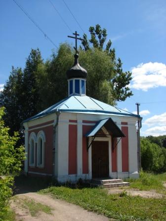 Часовня Параскевы Пятницы, Демидов (Демидовский район, Смоленская область). общий вид в ландшафте
