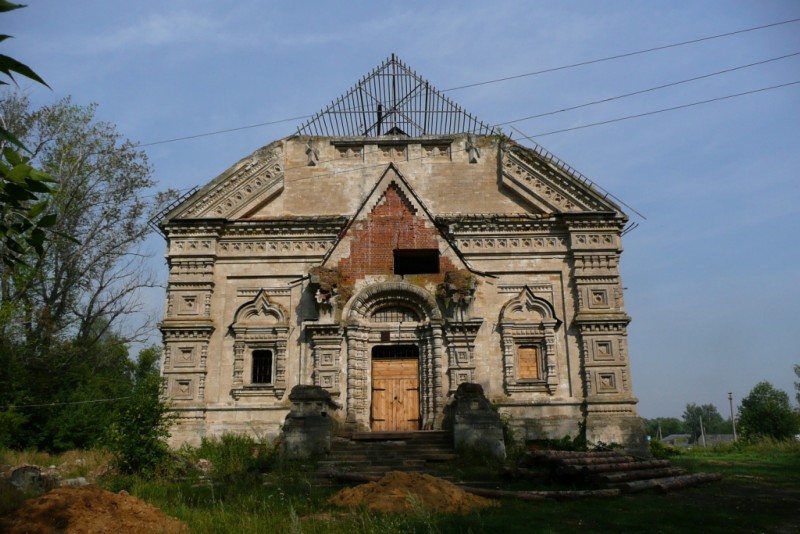 Берёзовка. Церковь Димитрия Солунского. фасады