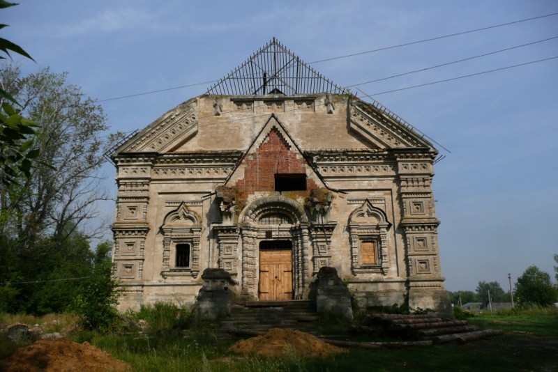 Церковь Димитрия Солунского, Берёзовка (Данковский район, Липецкая область). фасады