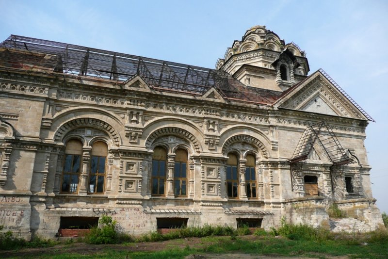 Церковь Димитрия Солунского, Берёзовка (Данковский район, Липецкая область). фасады