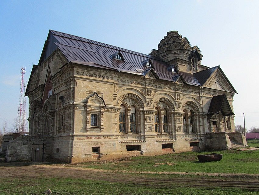 Церковь Димитрия Солунского, Берёзовка (Данковский район, Липецкая область). фасады, вид с юго-запада