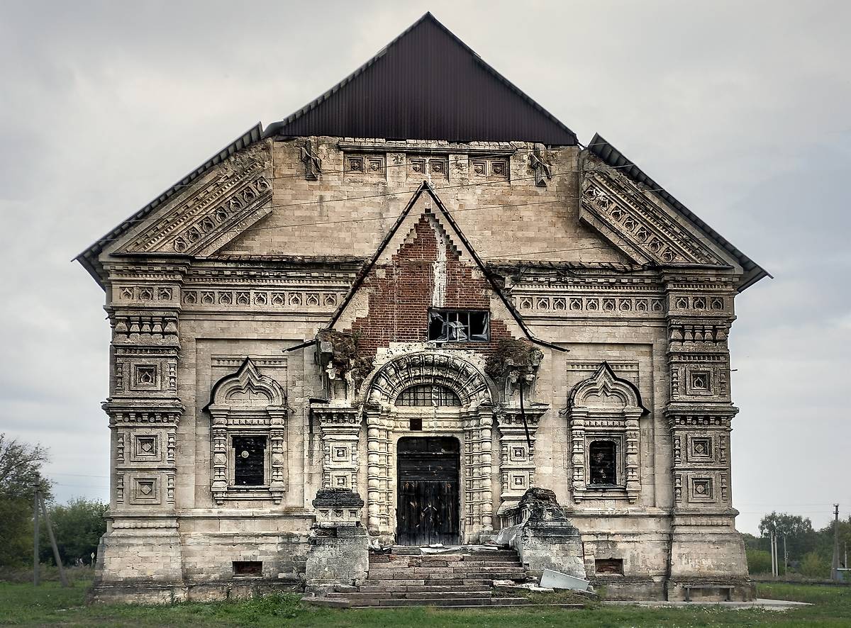 фасады. Церковь Димитрия Солунского, Берёзовка (Данковский район, Липецкая область)