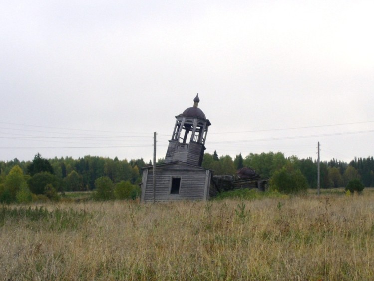 Церковь Георгия Победоносца, Черва (Ленский район, Архангельская область). фасады, вид с запада