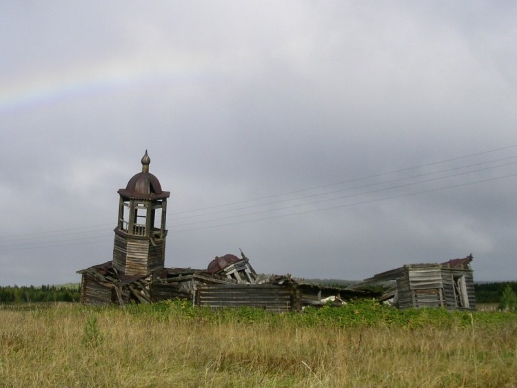 Церковь Георгия Победоносца, Черва (Ленский район, Архангельская область). фасады, вид с юга
