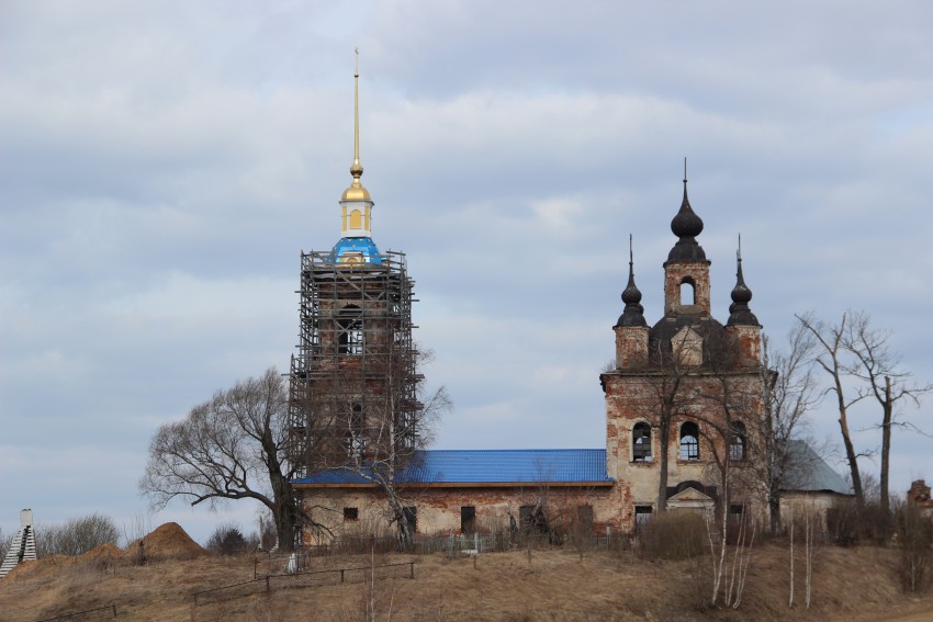 Церковь Казанской иконы Божией Матери, Ивановское (Рыбинский район, Ярославская область). документальные фотографии