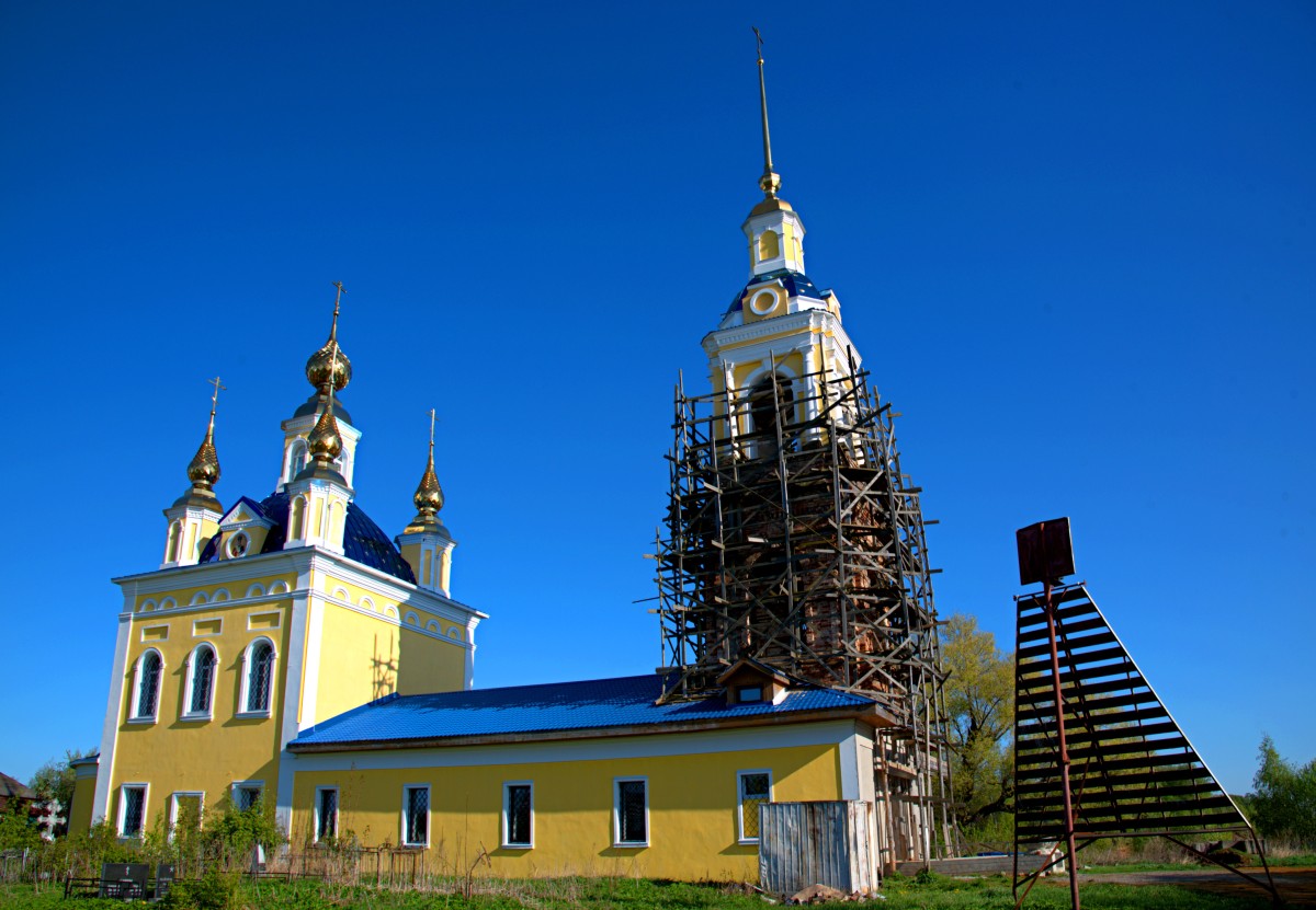 Церковь Казанской иконы Божией Матери, Ивановское (Рыбинский район, Ярославская область). фасады
