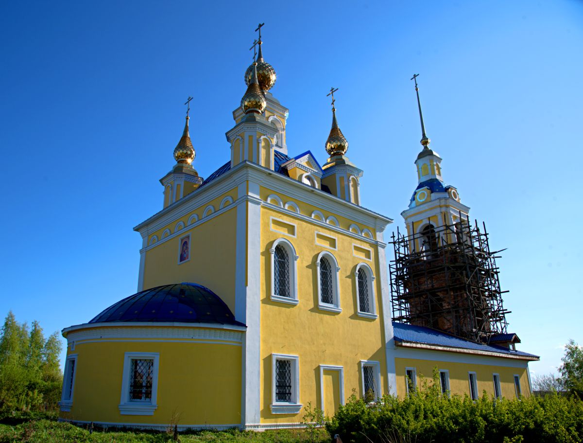 Церковь Казанской иконы Божией Матери, Ивановское (Рыбинский район, Ярославская область). фасады
