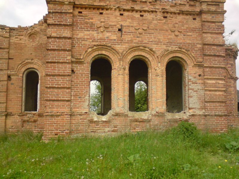 Федосова. Церковь Илии Пророка. архитектурные детали, Вид с боку