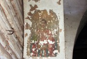 Церковь Екатерины, сохранившийся фрагмент росписи, Курчум, Сунский район, Кировская область