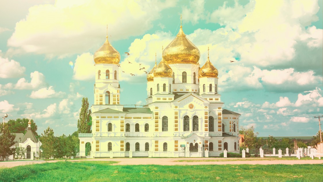 Церковь Троицы Живоначальной, Новодонецкая (Выселковский район, Краснодарский край). художественные фотографии