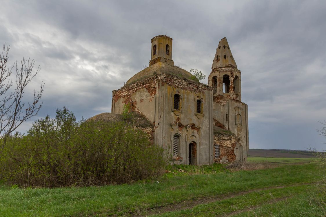 Церковь Николая Чудотворца, Жуково (Данковский район, Липецкая область). фасады, Вид с северо-востока