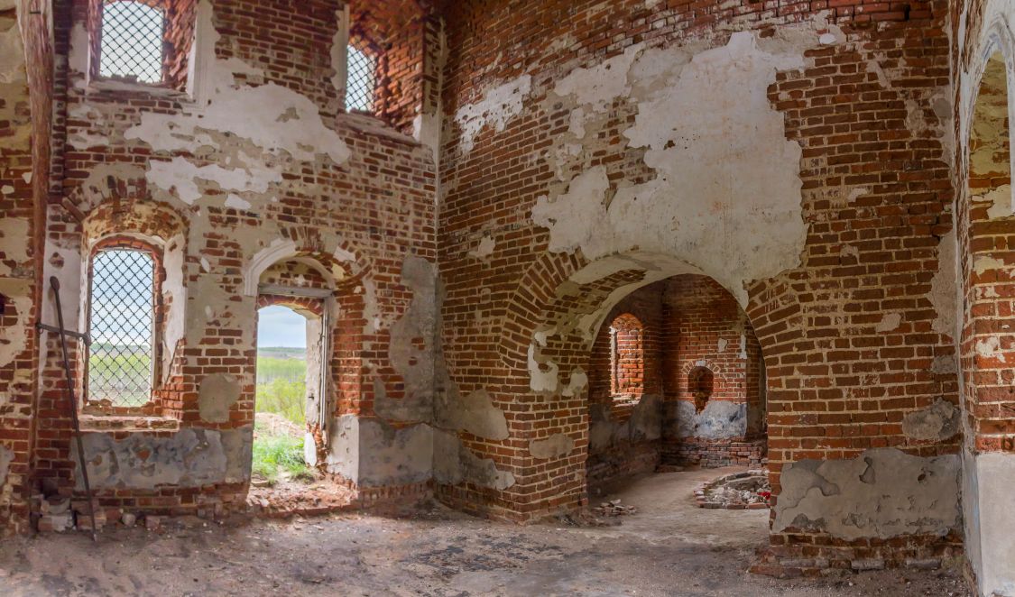 Церковь Николая Чудотворца, Жуково (Данковский район, Липецкая область). интерьер и убранство, Основной объем, вид на юго-запад
