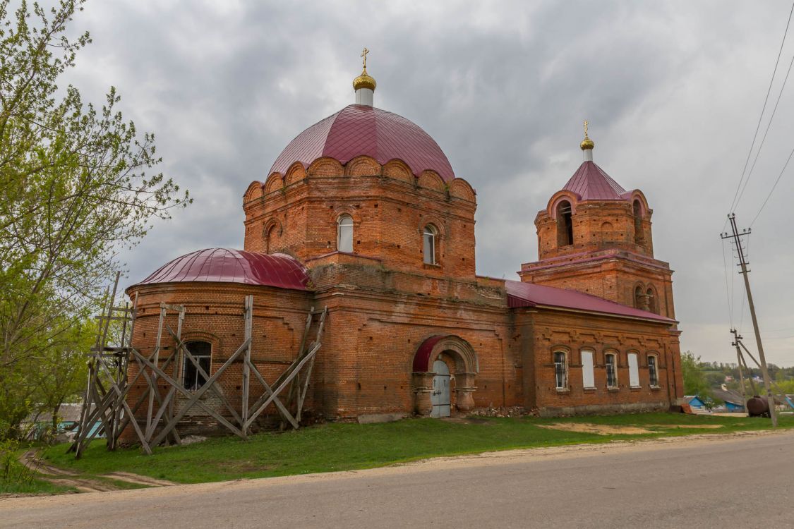 Церковь Михаила Архангела, Ярославы (Данковский район, Липецкая область). фасады, Вид с северо-востока