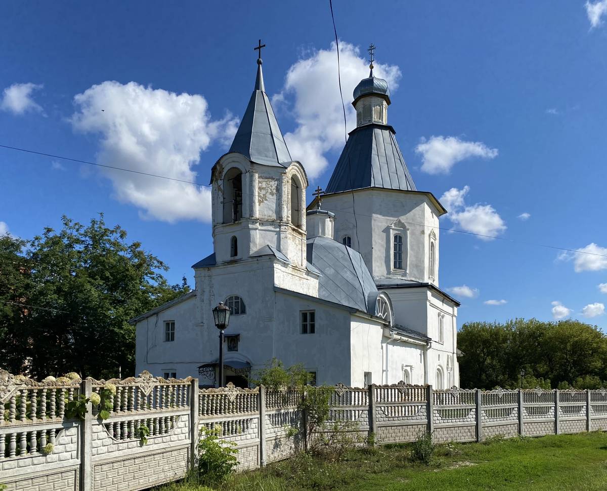 Вид с юго-запада, фасады. Церковь Казанской иконы Божией Матери, Талица (Елецкий район и г. Елец, Липецкая область)