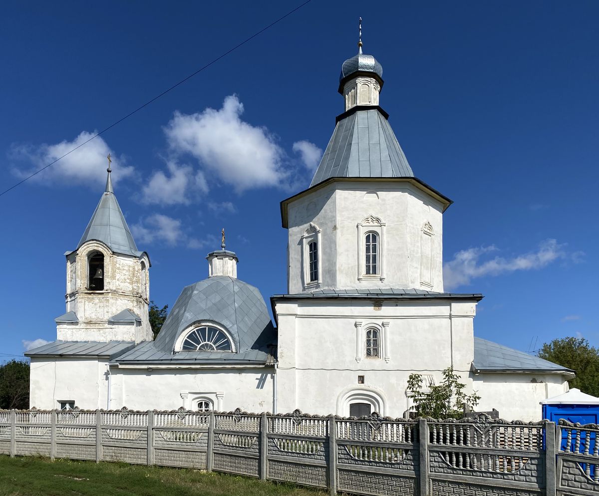 Южный фасад, фасады. Церковь Казанской иконы Божией Матери, Талица (Елецкий район и г. Елец, Липецкая область)