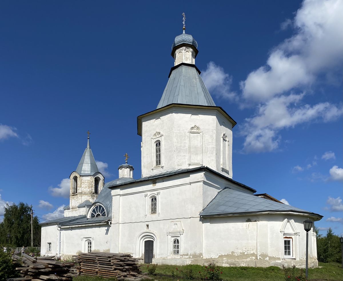 Вид с юго-востока, фасады. Церковь Казанской иконы Божией Матери, Талица (Елецкий район и г. Елец, Липецкая область)