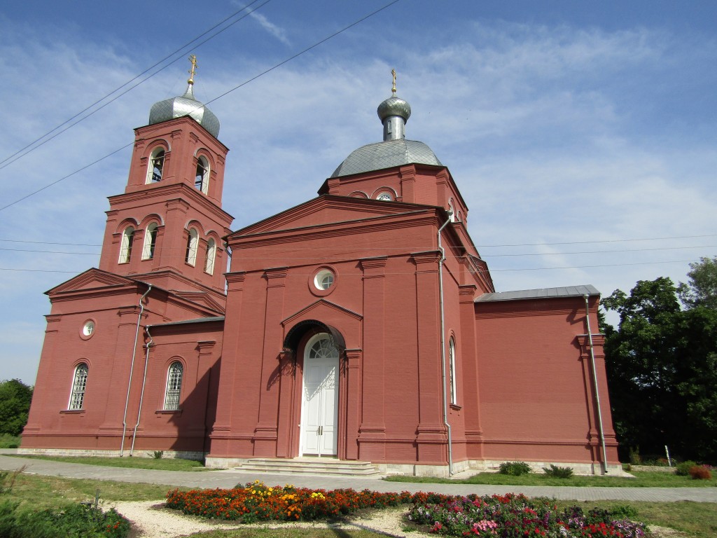 Церковь Сергия Радонежского, Сергиевское (Краснинский район, Липецкая область). фасады