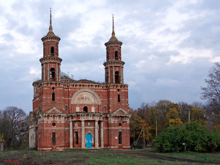 Церковь Владимирской иконы Божией Матери, Баловнево (Данковский район, Липецкая область). фасады