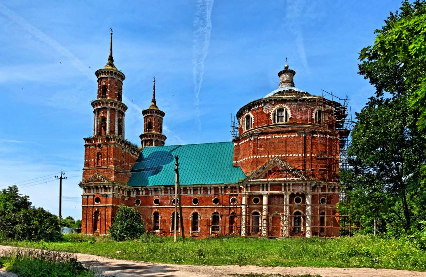 Баловнево. Церковь Владимирской иконы Божией Матери. фасады