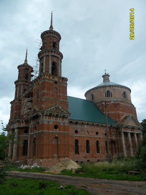 Церковь Владимирской иконы Божией Матери, Баловнево (Данковский район, Липецкая область). фасады