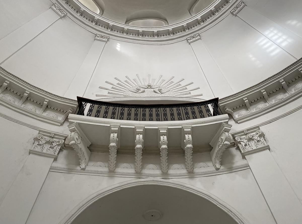 Хоры, интерьер и убранство. Церковь Владимирской иконы Божией Матери, Баловнево (Данковский район, Липецкая область)