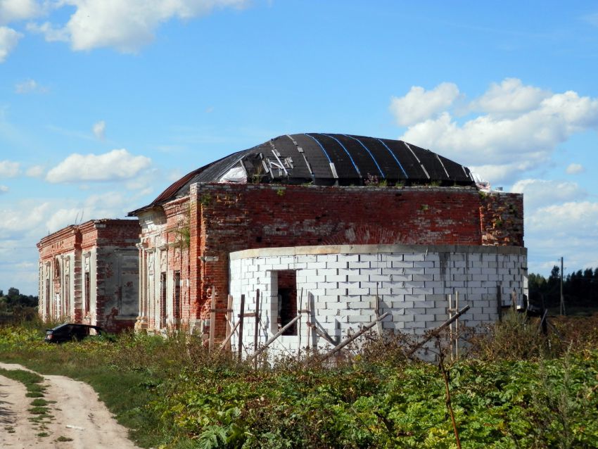 Никольское. Церковь Спаса Нерукотворного Образа. фасады