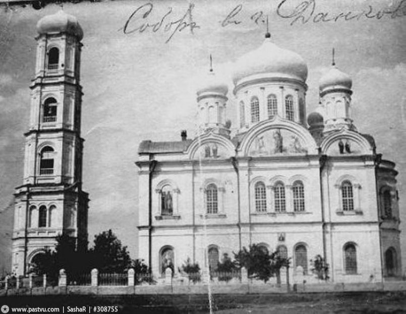 Собор Тихвинской иконы Божией Матери, Данков (Данковский район, Липецкая область). архивная фотография, источник: https://pastvu.com