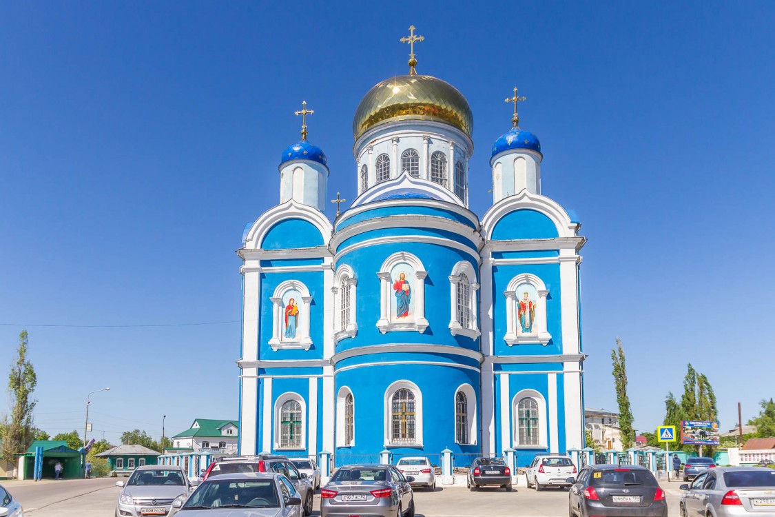 Собор Тихвинской иконы Божией Матери, Данков (Данковский район, Липецкая область). фасады, Вид с востока