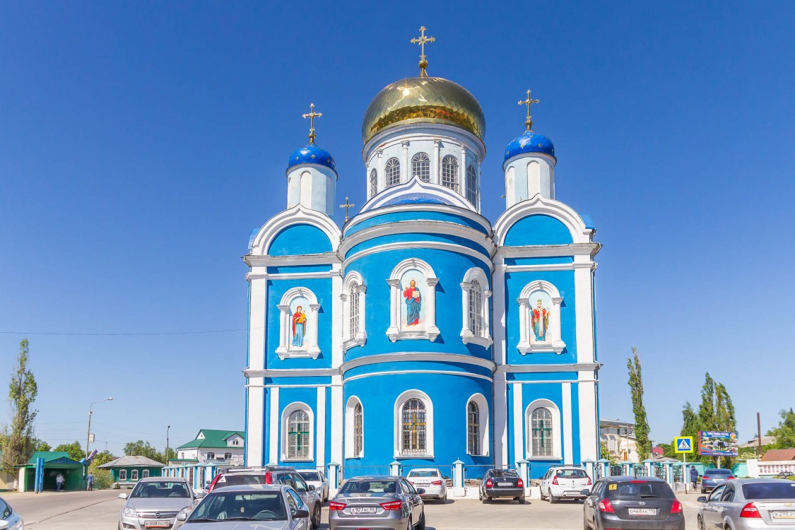 Данков. Собор Тихвинской иконы Божией Матери. фасады, Вид с востока