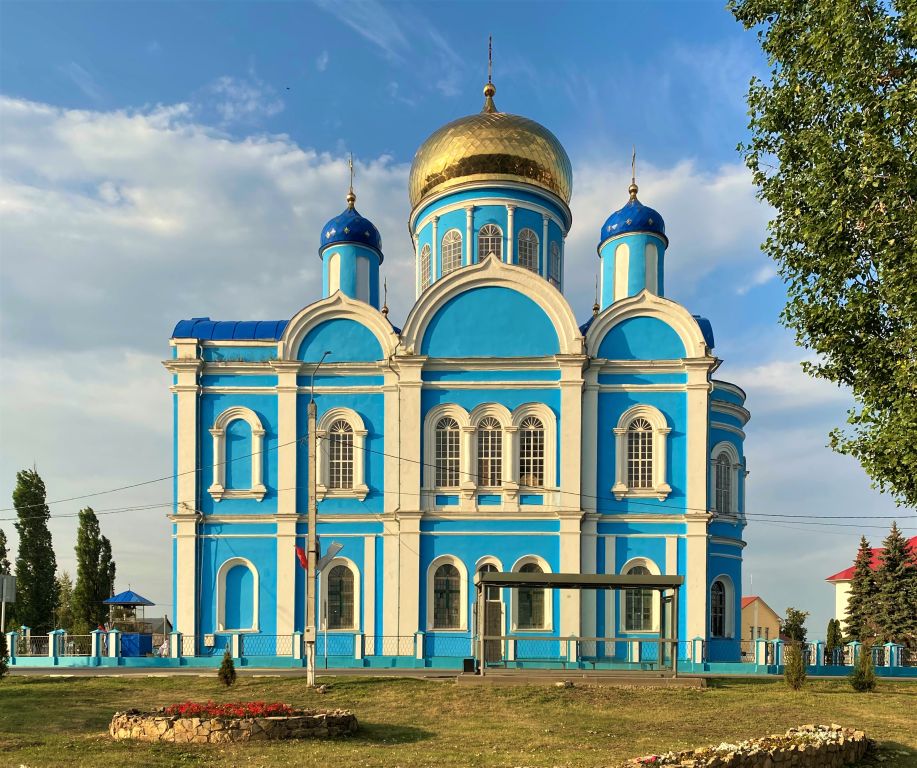 Собор Тихвинской иконы Божией Матери, Данков (Данковский район, Липецкая область). фасады, Южный фасад