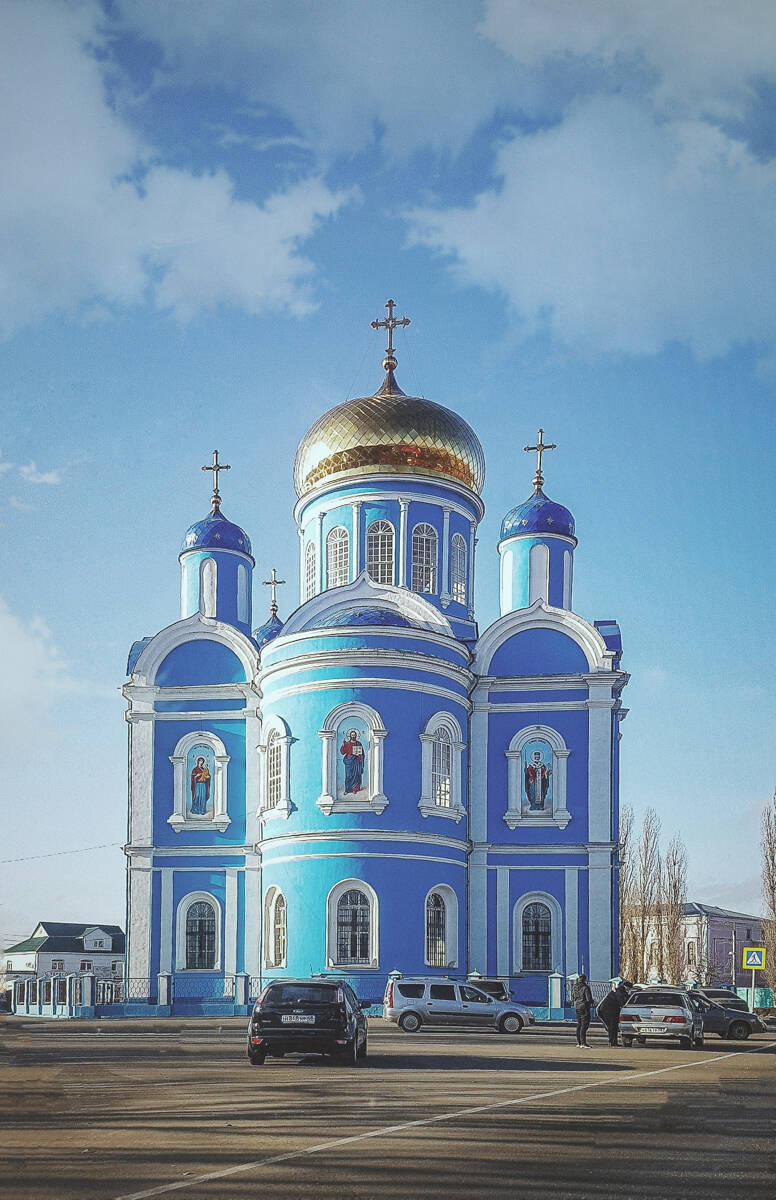 Собор Тихвинской иконы Божией Матери, Данков (Данковский район, Липецкая область). фасады