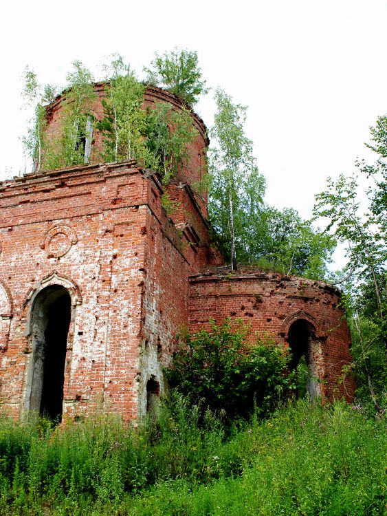 Берестна. Церковь Михаила Архангела. архитектурные детали, апсида храма