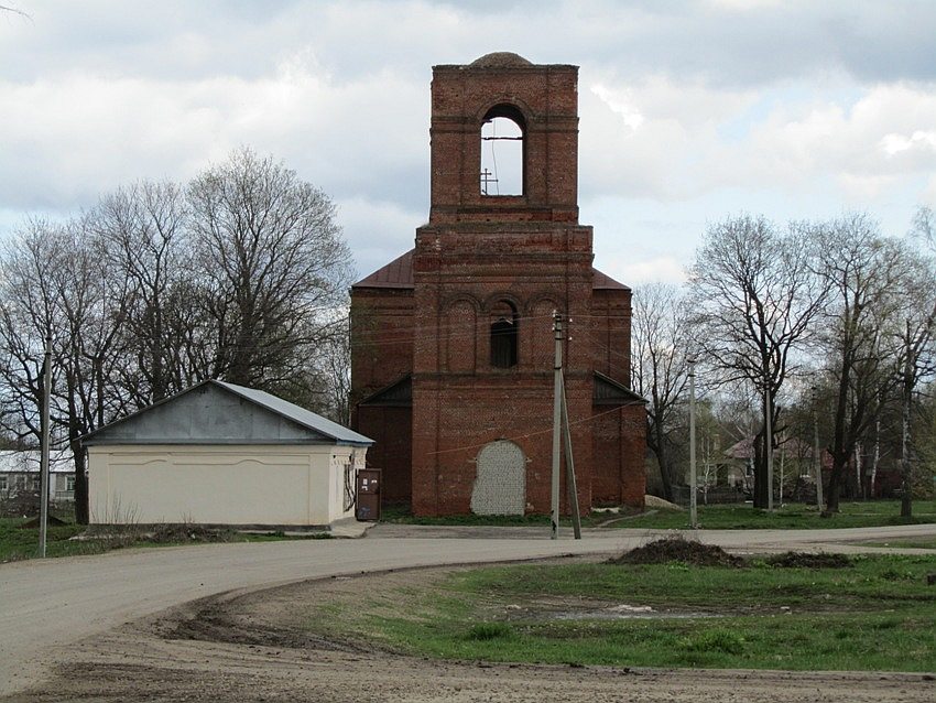 Церковь Сретения Господня, Тёплое (Данковский район, Липецкая область). фасады, западный фасад