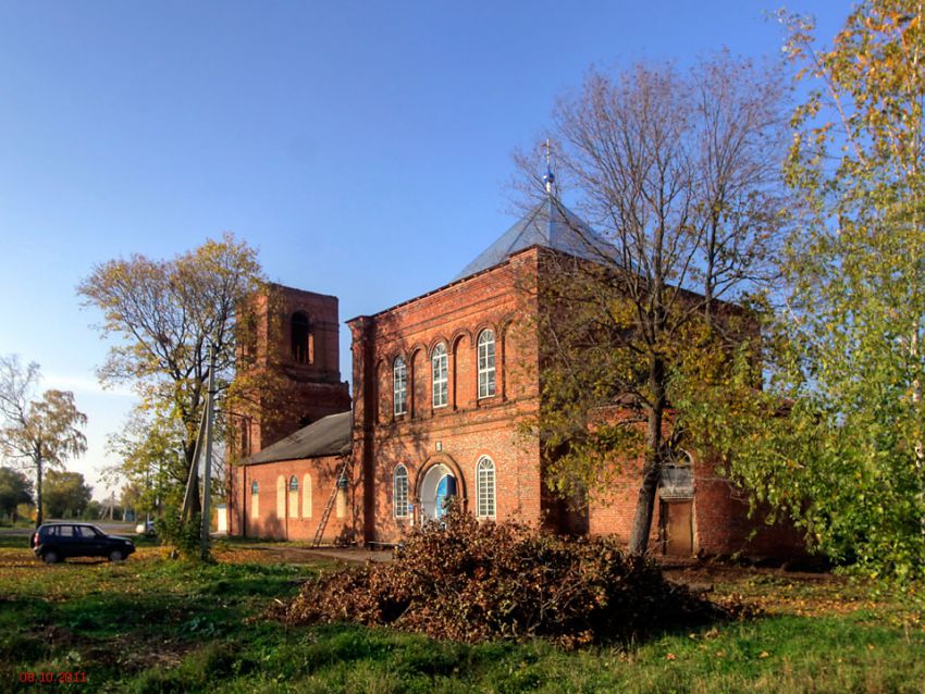 Церковь Сретения Господня, Тёплое (Данковский район, Липецкая область). фасады
