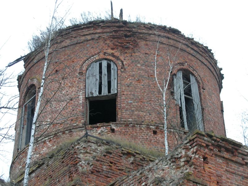 Церковь Михаила Архангела, Берестна (Хвастовичский район, Калужская область). архитектурные детали