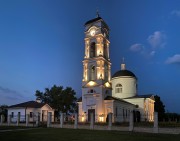 Церковь Михаила Архангела, Ночная подсветка<br>, Скорняково, Задонский район, Липецкая область