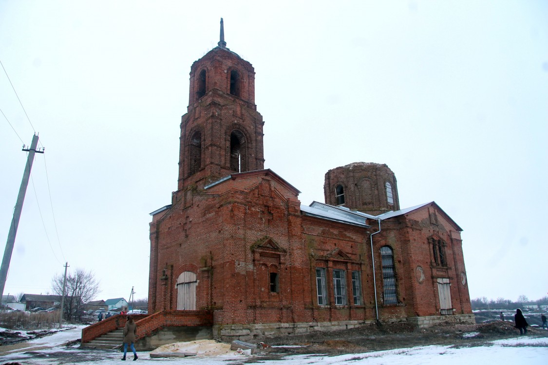 Каменная Лубна. Церковь Иоанна Богослова. фасады