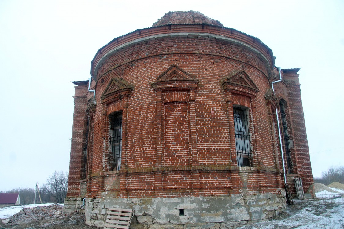 Церковь Иоанна Богослова, Каменная Лубна (Лебедянский район, Липецкая область). архитектурные детали
