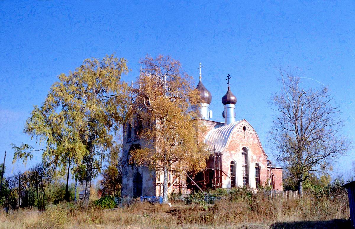 фасады. Церковь Троицы Живоначальной, Уницы (Кашинский район, Тверская область)