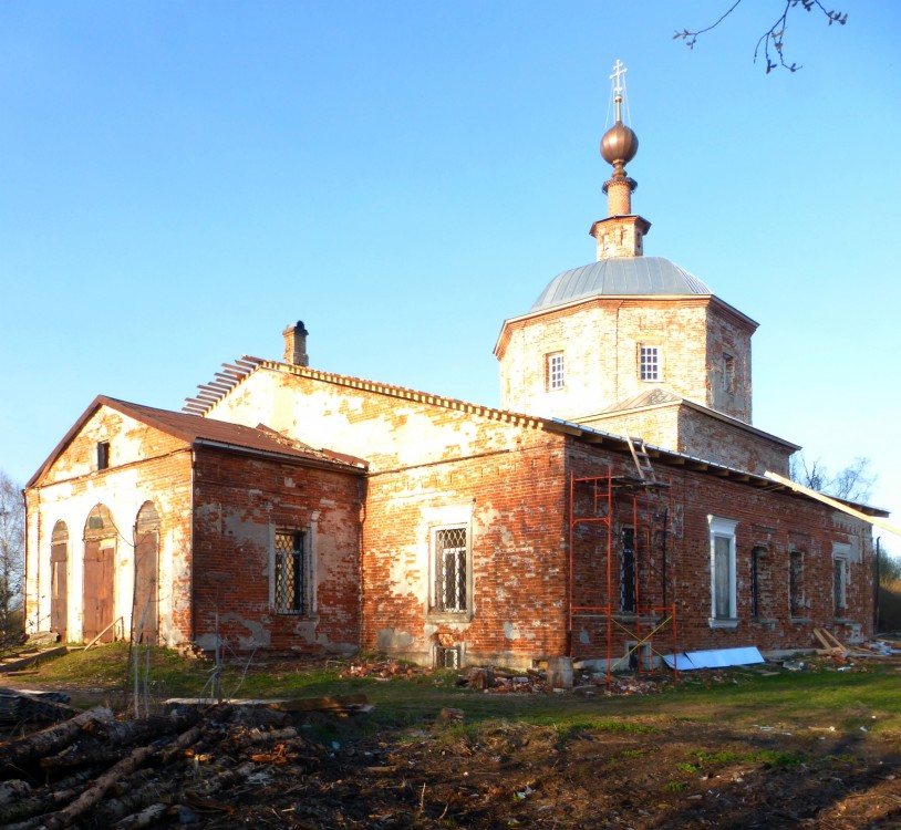 Церковь Николая Чудотворца, Савцыно (Кашинский городской округ, Тверская область). фасады