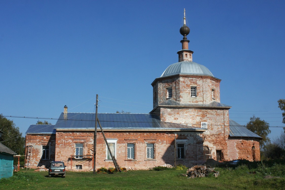 Савцыно. Церковь Николая Чудотворца. фасады