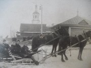 Церковь Николая Чудотворца, Масленица у Никольского храма, 1930 г. Источник: «Тверские своды», http://tversvod.ru<br>, Савцыно, Кашинский городской округ, Тверская область