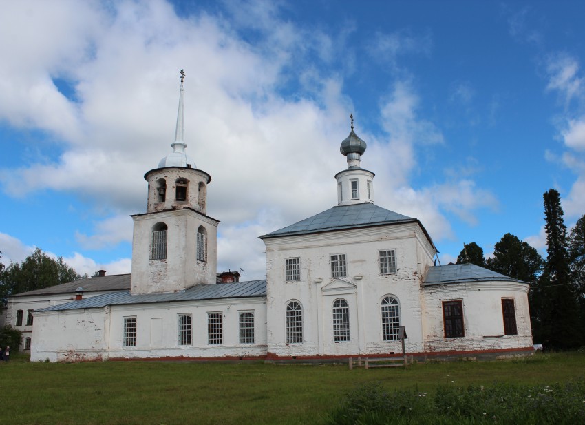 Веркола (Новый Путь). Артемиев Веркольский монастырь. Церковь Артемия Веркольского. фасады, Вид с юга