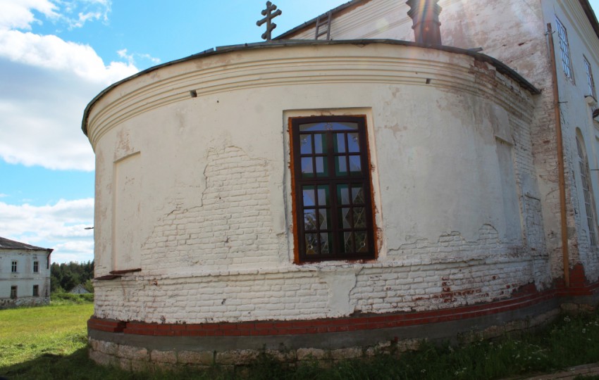 Артемиев Веркольский монастырь. Церковь Артемия Веркольского, Веркола (Новый Путь) (Пинежский район, Архангельская область). архитектурные детали, Апсида, вид с севера