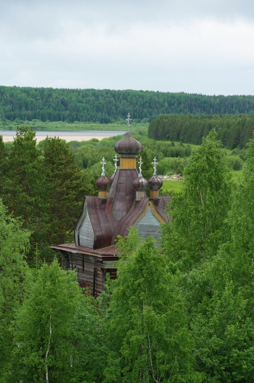 Артемиев Веркольский монастырь. Церковь Илии Пророка, Веркола (Новый Путь) (Пинежский район, Архангельская область). фасады