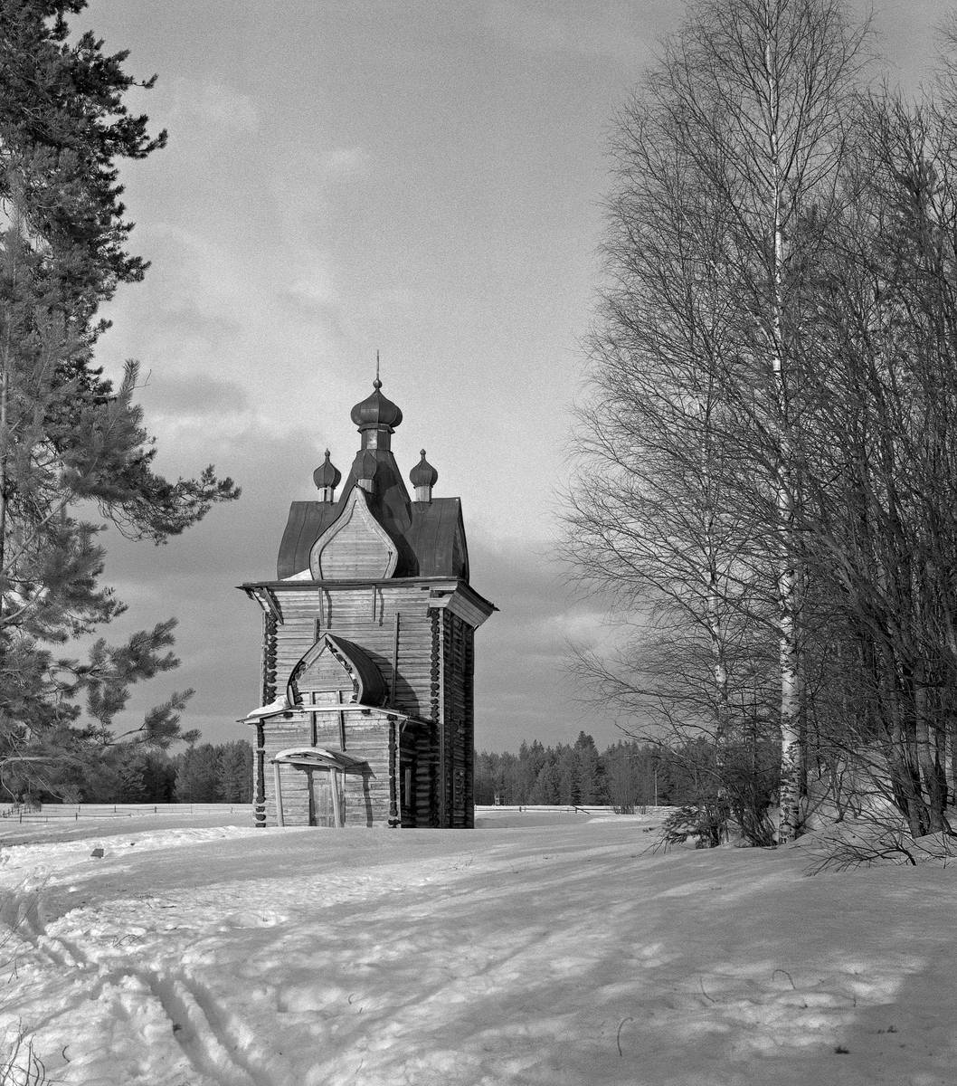 Артемиев Веркольский монастырь. Церковь Илии Пророка, Веркола (Новый Путь) (Пинежский район, Архангельская область). фасады, общий вид с запада