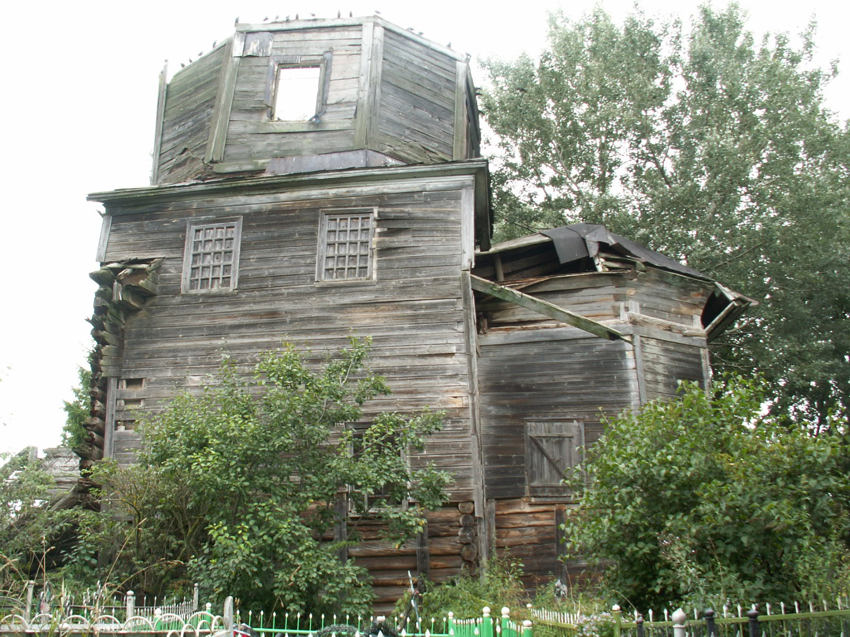 Церковь Спаса Нерукотворного Образа, Стражково (Кашинский городской округ, Тверская область). фасады, Северный фасад. Последнее фото.